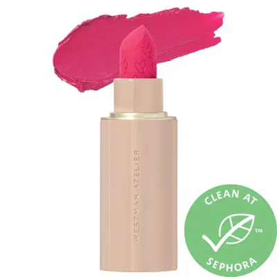 Westman Atelier Lip Suede Hydrating Matte Lipstick With Hyaluronic Acid Lfg 0.134 oz In Pink