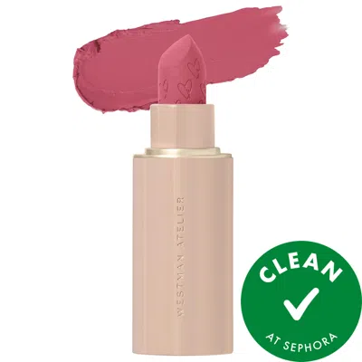 Westman Atelier Lip Suede Hydrating Matte Lipstick With Hyaluronic Acid Rose 0.134 Oz/3.8 G