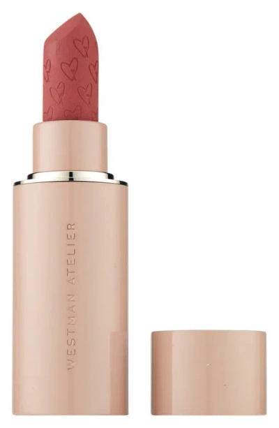 Westman Atelier Lip Suede Hydrating Matte Lipstick With Hyaluronic Acid Je Rêve 0.134 oz