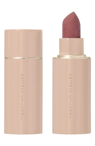 Westman Atelier Lip Suede Hydrating Matte Lipstick With Hyaluronic Acid Piqué 0.134 oz