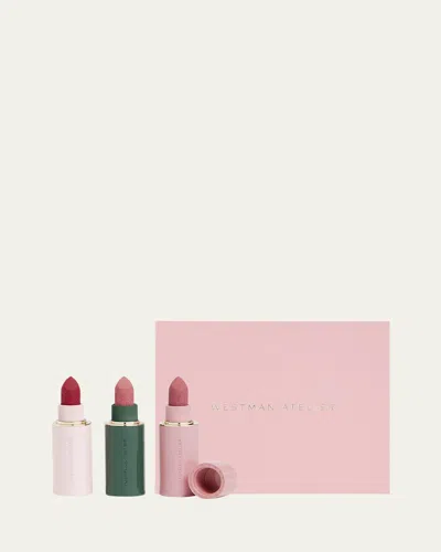 WESTMAN ATELIER LIP SUEDE MATTE LIPSTICK TRIO