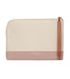 Westman Atelier Makeup Pouch: The Midi, Makeup Bag In Herringbone/mauve