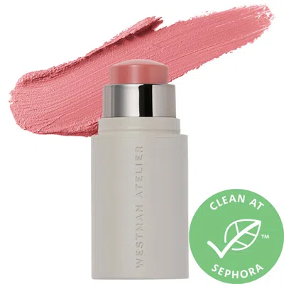 Westman Atelier Mini Petite Baby Cheeks Lip + Cheek Cream Blush Stick Petal 0.09 oz / 2.5 G