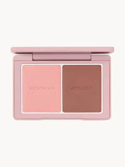 Westman Atelier Baby Cheeks Powder Blush Duo In Coquette And Mimi