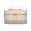 Westman Atelier The Train Case, Carryall Makeup Bag In Herringbone/mauve