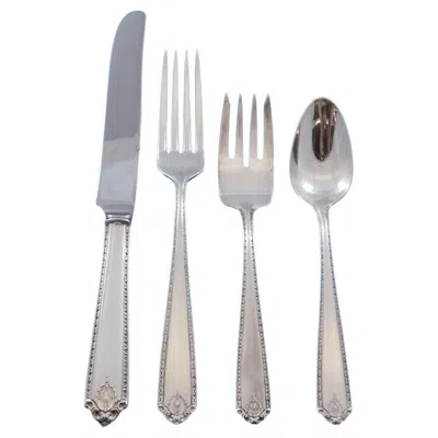 Pre-owned Westmorland Lady Hilton By  Sterling Silver Flatware Set For 6 Service 28 Pieces