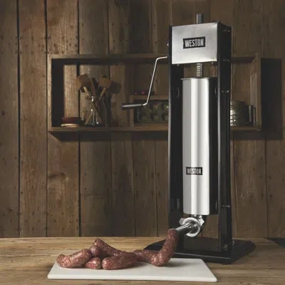 Weston 15 Lb. Vertical Sausage Stuffer In Stainless Steel