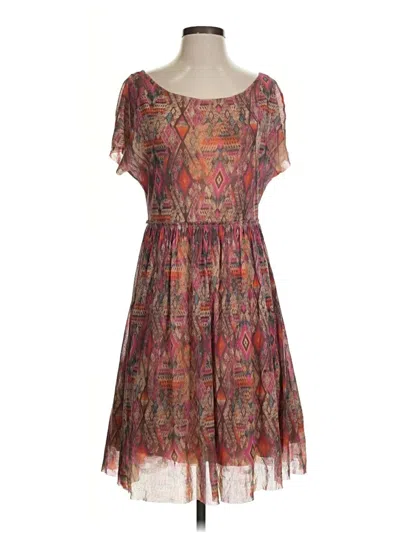 Pre-owned Weston Casual Dress In Brown
