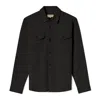 Weston Jon Boucher Men's Black Untucked Tailored Slim Fit Button-up Shirt - Obsidian In Black
