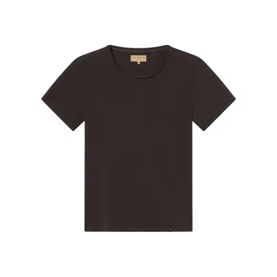 Weston Jon Boucher Men's Grey Silas Raw Neck Slim Fit Tee - Asphalt In Multi