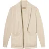 Weston Jon Boucher Men's White Hemingway Lightweight Slim Fit Cardigan - Oat In White