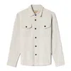 Weston Jon Boucher Men's White Untucked Tailored Slim Fit Button-up Shirt - Avalanche In White