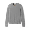 Weston Jon Boucher Valen Waffle Knit Cashmere And Wool Fitted Lightweight Sweater - Grey In Grey