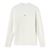 Weston Jon Boucher White Sentry Half Zip Cashmere Wool Slim Fit Sweater Heavyweight - Ecru In White