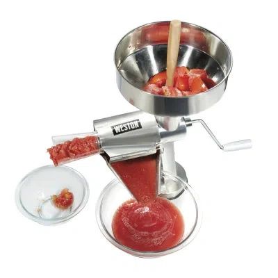 Weston Metal Tomato Strainer In Stainless Steel