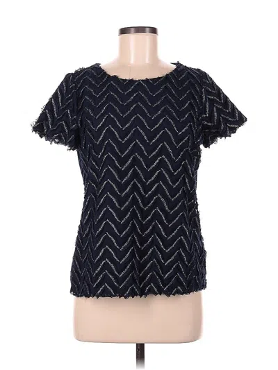 Pre-owned Weston Short Sleeve Top Black Sweetheart Neckline Tops