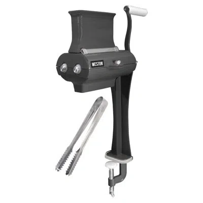 Weston Single Support Meat Slicer In Black