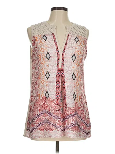 Pre-owned Weston Sleeveless Blouse In Ivory