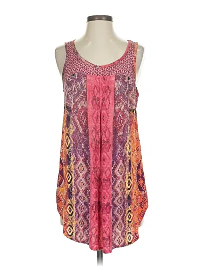 Pre-owned Weston Sleeveless Blouse In Pink