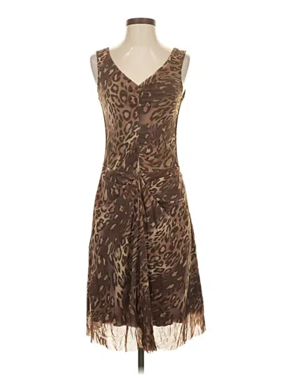 Pre-owned Weston Wear Cocktail Dress In Brown