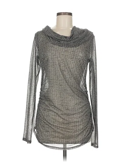 Pre-owned Weston Wear Long Sleeve Top Silver Cowl Neck Tops