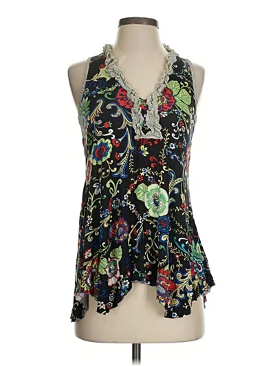 Pre-owned Weston Wear Sleeveless Blouse In Black