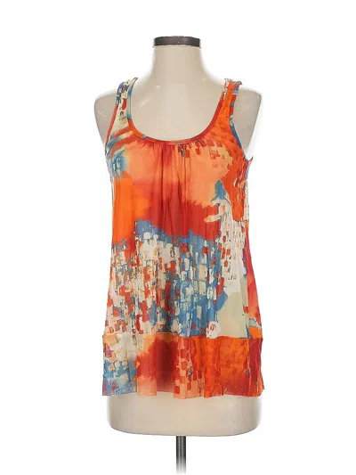 Pre-owned Weston Wear Sleeveless Blouse In Orange