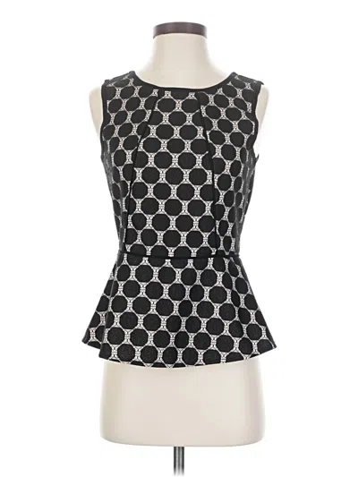 Pre-owned Weston Wear Sleeveless Top Black Boatneck Tops