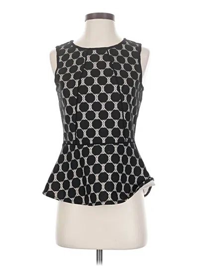 Pre-owned Weston Wear Sleeveless Top Black Halter Neckline Tops