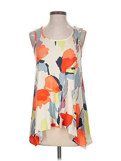 Pre-owned Weston Wear Tank Top Orange Halter Neckline Tops