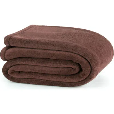 Westpoint Home Martex Plush Blanket In Brown