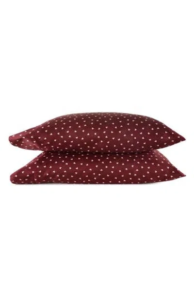 Westpoint Home Seduction Satin Pillowcases In Merlot Rose
