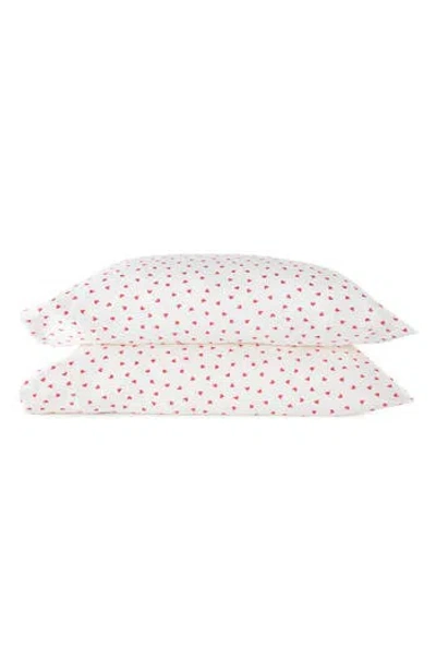 Westpoint Home Seducton Satin Sheet Set In Pearl Red