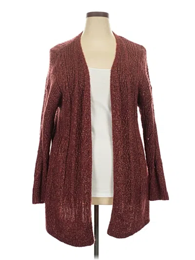 Pre-owned Westport 1962 Cardigan Sweater In Burgundy