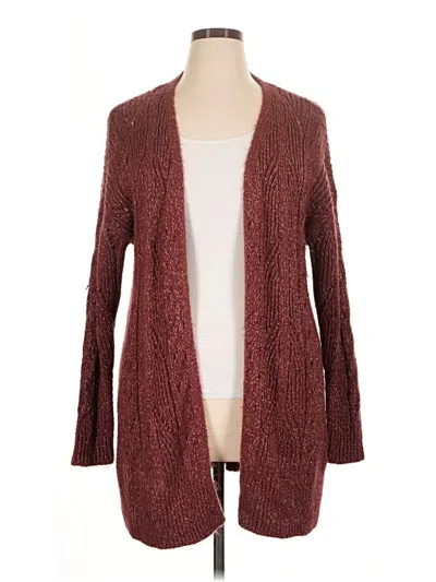 Pre-owned Westport 1962 Cardigan Sweater In Burgundy