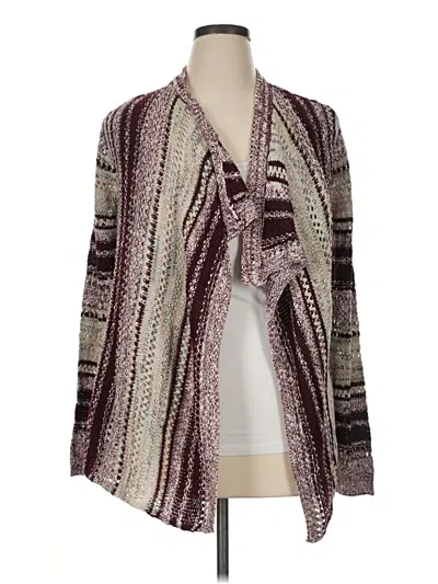 Pre-owned Westport 1962 Cardigan Sweater In Purple