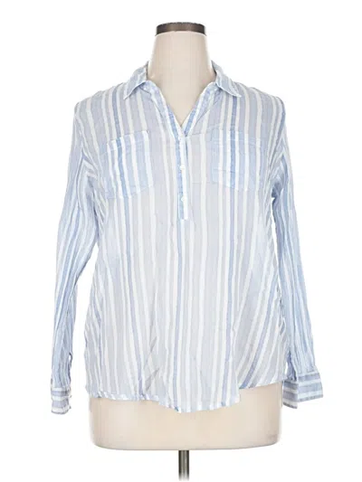Pre-owned Westport 1962 Long Sleeve Button Down Shirt In Blue