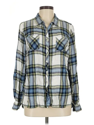 Pre-owned Westport 1962 Long Sleeve Button Down Shirt In Blue