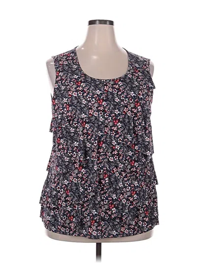 Pre-owned Westport 1962 Sleeveless Blouse In Black