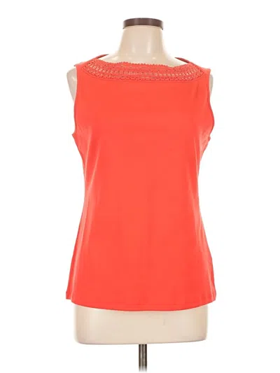 Pre-owned Westport 1962 Sleeveless Blouse In Orange