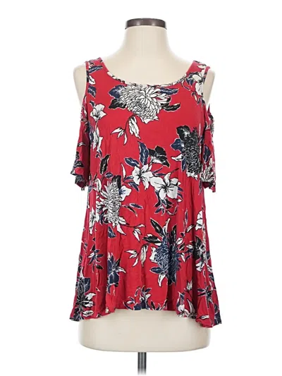 Pre-owned Westport 1962 Sleeveless Blouse In Red