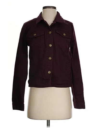 Pre-owned Westport Cardigan Sweater In Burgundy