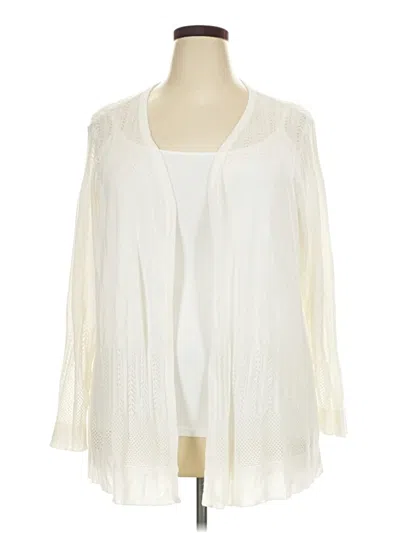 Pre-owned Westport Cardigan Sweater In Ivory
