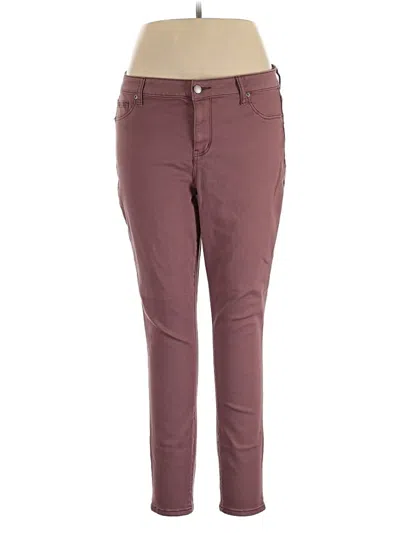 Pre-owned Westport Casual Pants In Burgundy