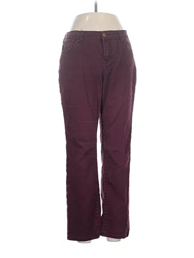 Pre-owned Westport Jeans In Burgundy