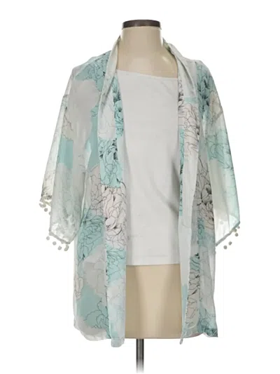 Pre-owned Westport Kimono In Blue