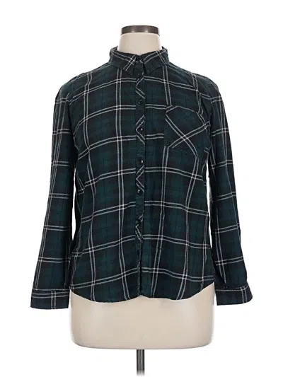 Pre-owned Westport Long Sleeve Button Down Shirt In Blue