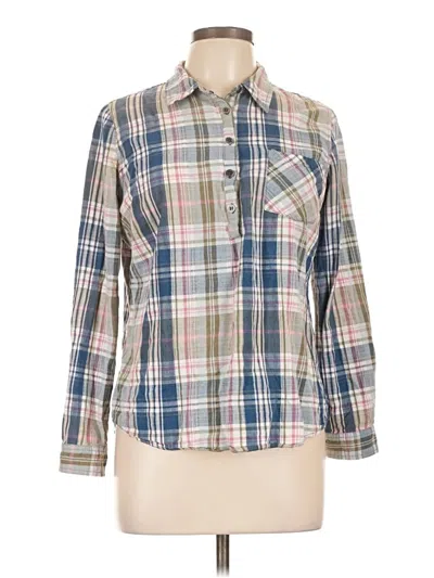 Pre-owned Westport Long Sleeve Button Down Shirt In Blue