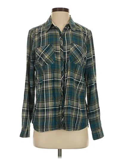 Pre-owned Westport Long Sleeve Button Down Shirt In Teal