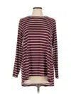 Westport Long Sleeve T-shirt In Burgundy